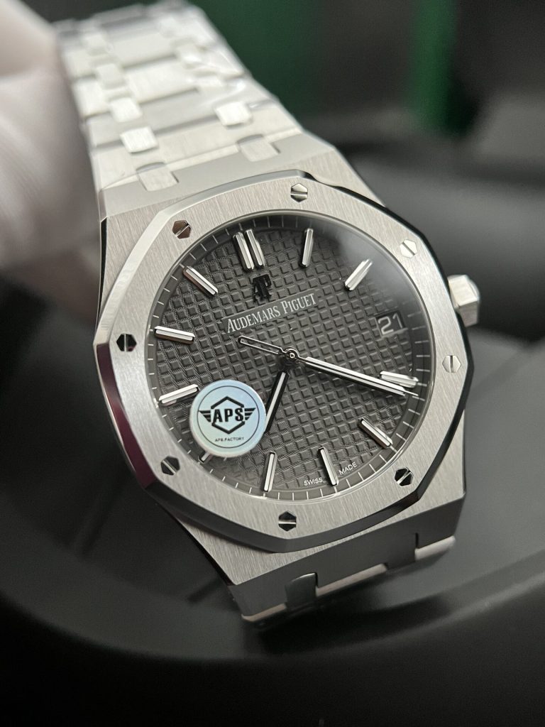 Audemars Piguet Royal Oak 15500ST Grey Dial 41mm Replica Watches - 3-27