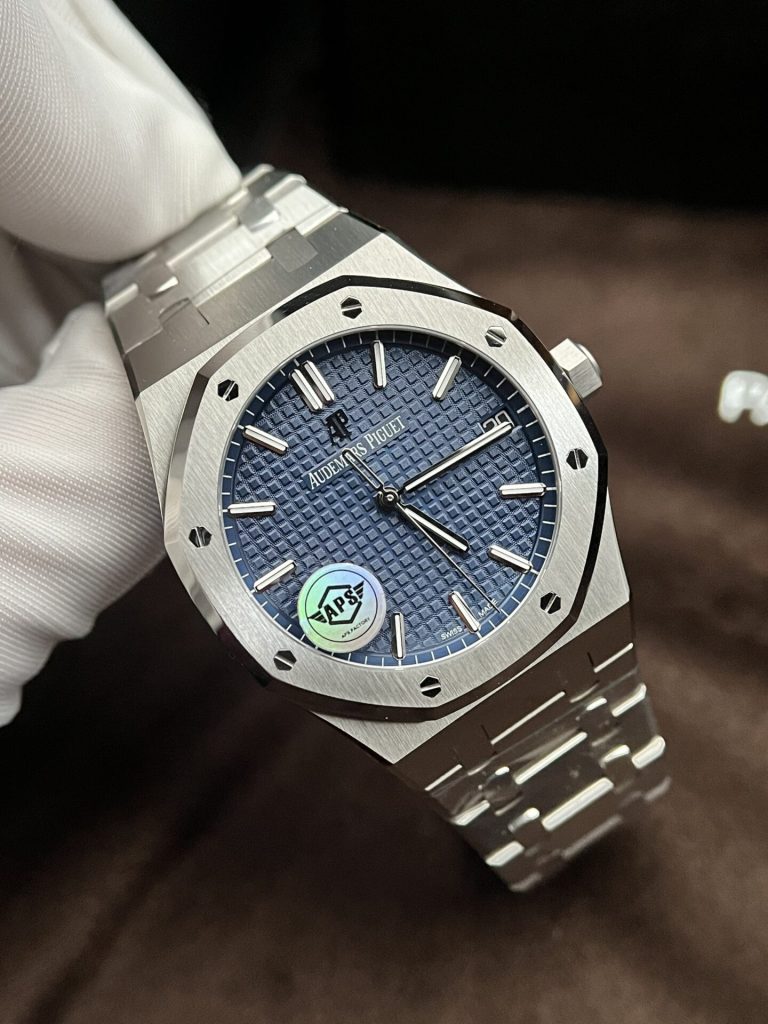 Audemars Piguet Royal Oak 15500ST Blue Dial 41mm Replica Watches - 3-28