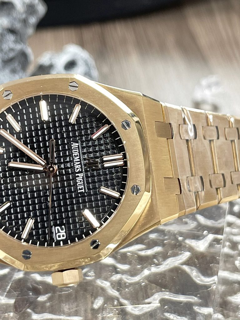 Audemars Piguet Royal Oak 15510OR Black Dial 41mm Replica Watches - 3-29