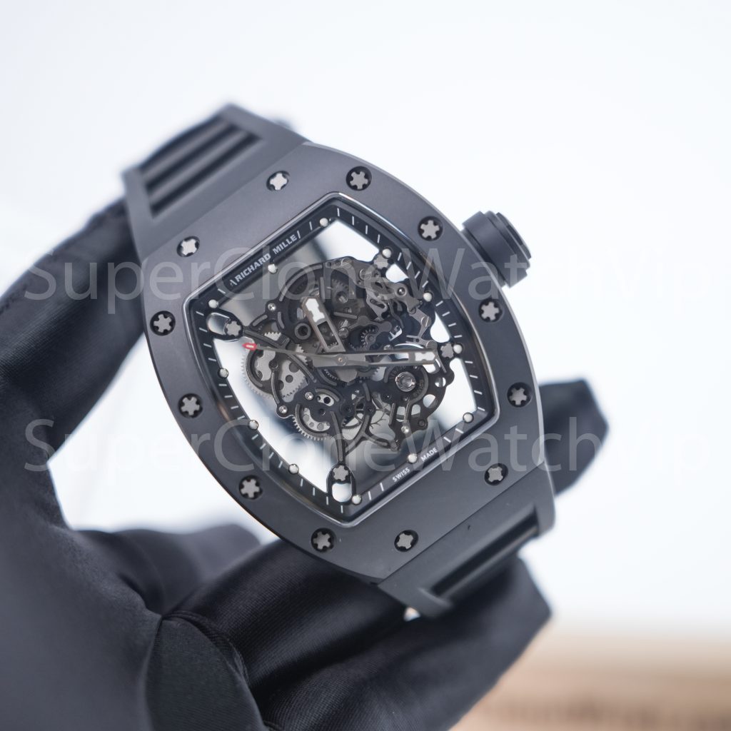 Richard Mille RM055 Classic Black Replica Watches - 3-306-scaled