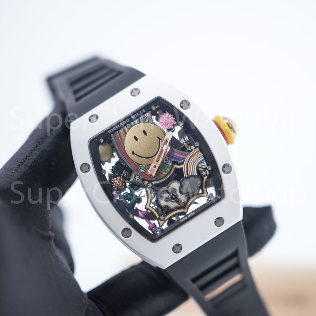 Richard Mille RM88 Smiley Dial 42mmx49mm Replica Watches - 3-312-scaled