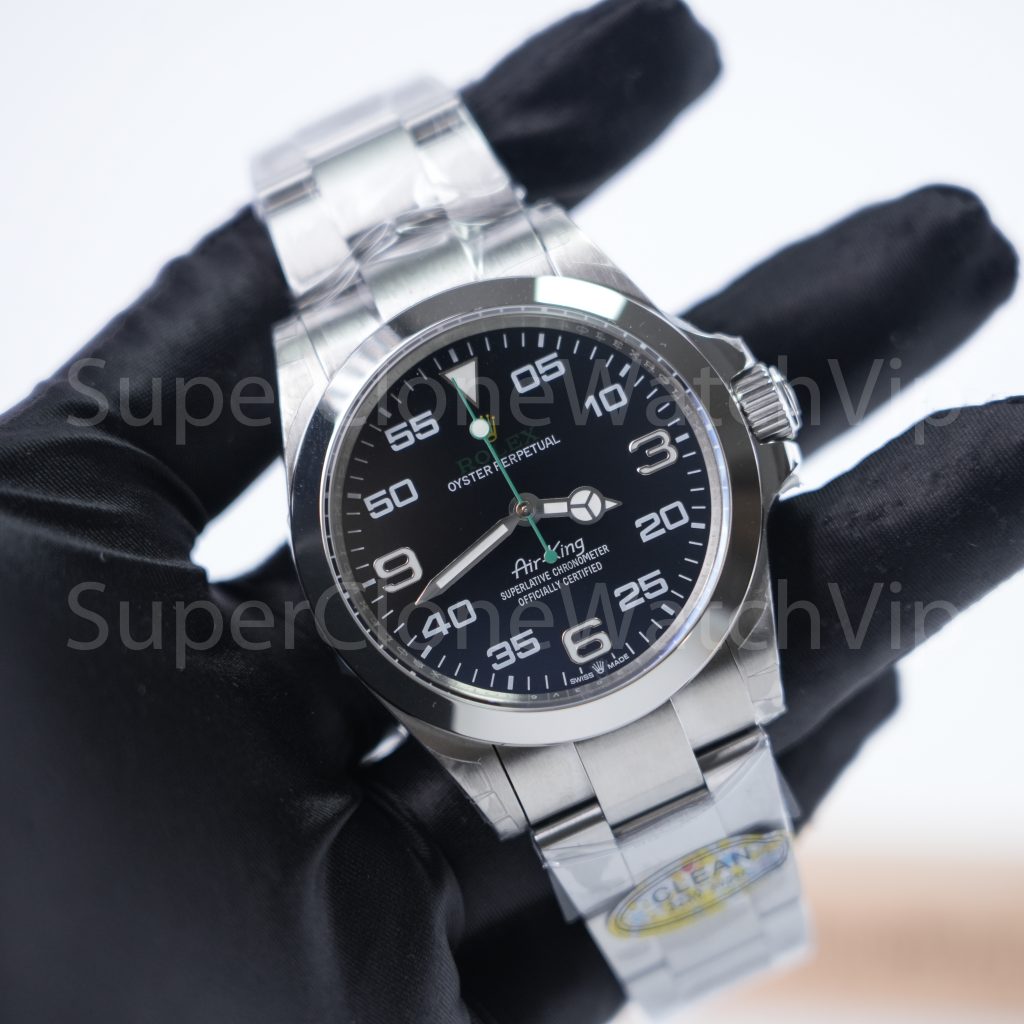 Rolex-AirKing-126900-Black-Dial-40mm Replica Watches - 3-316-scaled