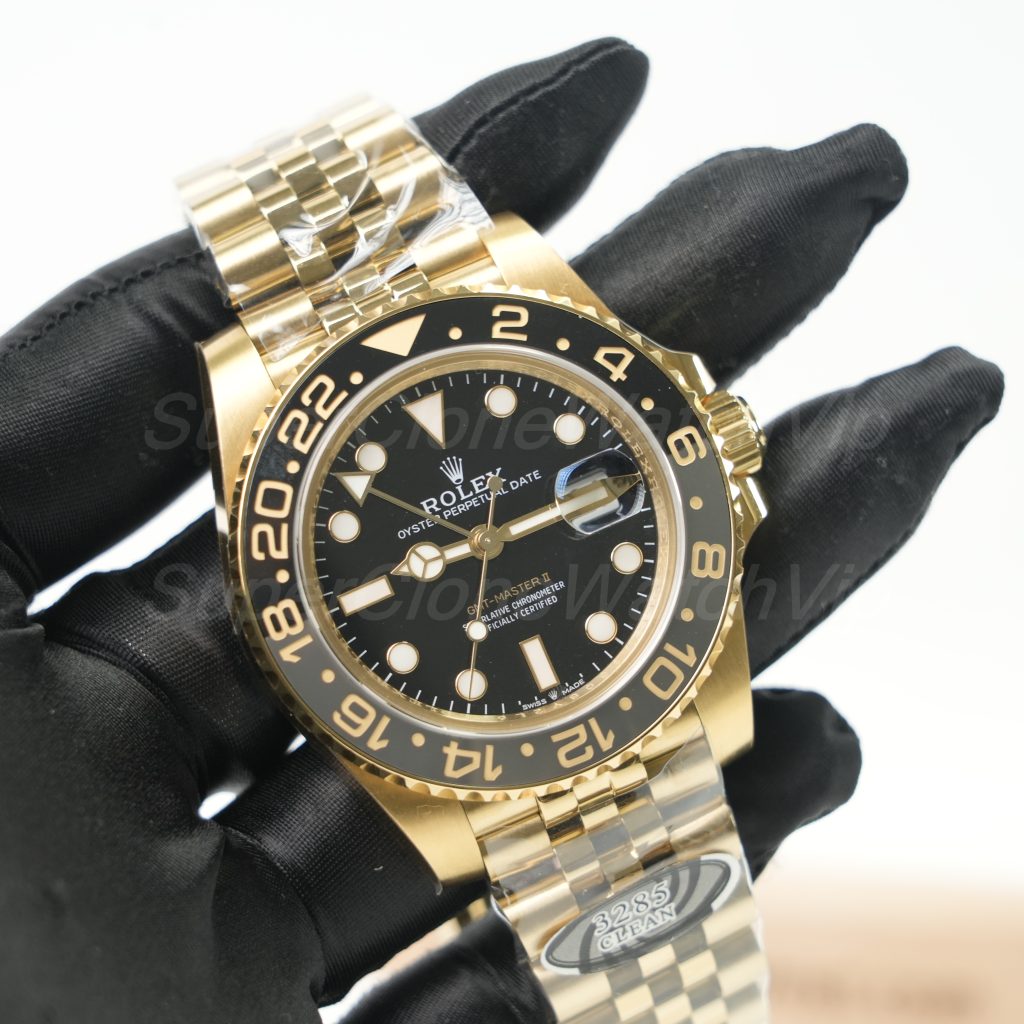 Rolex-GMT-Master-II-126718GRNR-Gold-Bruce-Wayne-Jubilee Replica Watches - 3-319-scaled