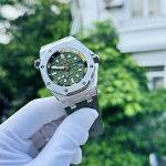 Audemars Piguet Royal Oak Offshore Diver 15720ST Green Dial 42mm Replica Watches - 3-33