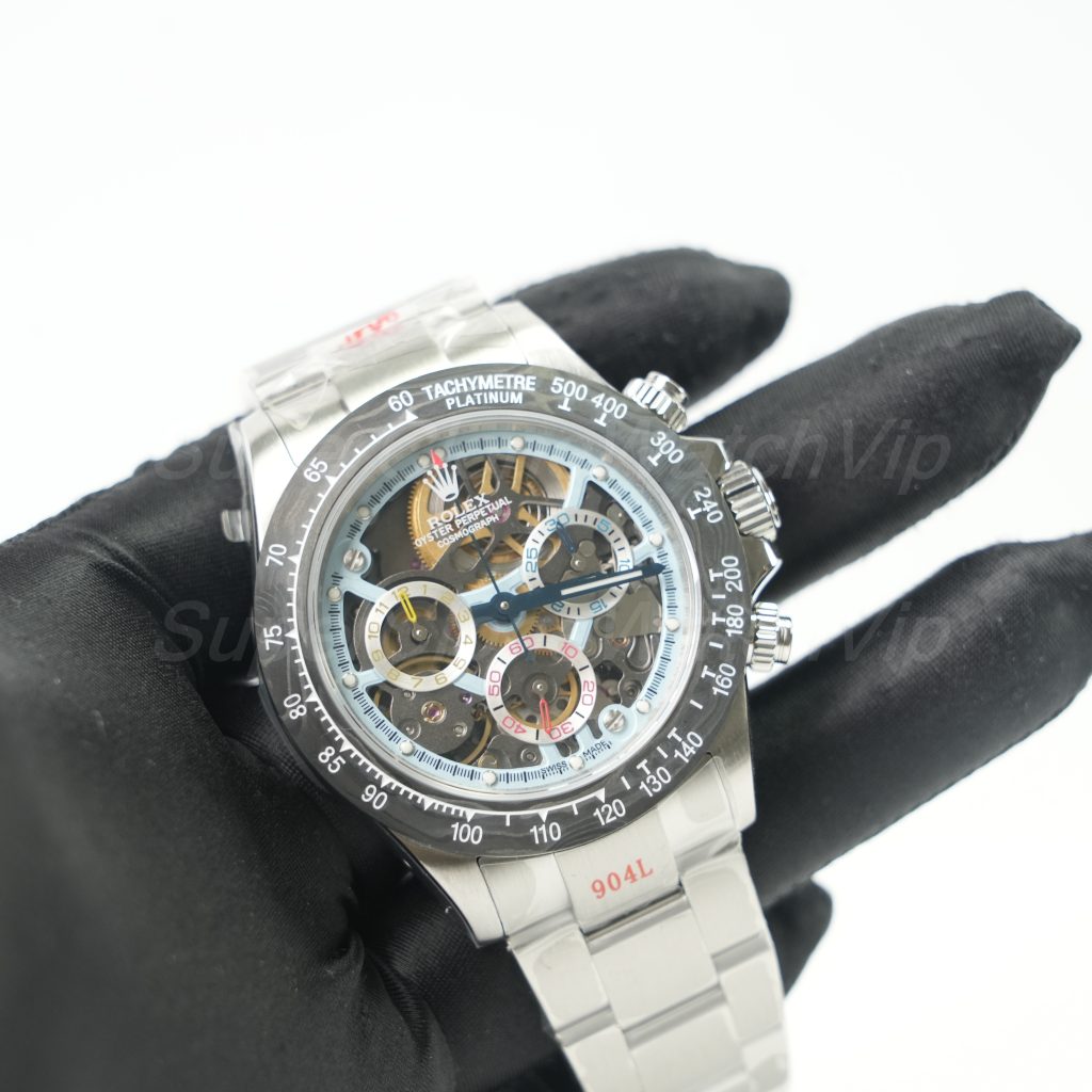Rolex-La-Montoya-Daytona-Skeleton-Blue-Dial-40mm Replica Watches - 3-336-scaled