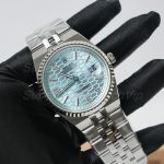 Rolex-Land-Dweller-127334-Ice-Blue-Dial-Steel-40mm Super Clone Watches - 3-340-scaled