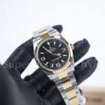 Rolex-Explorer-124273-Two-Tone-Black-Dial-36mm Replica Watches - 3-346-scaled