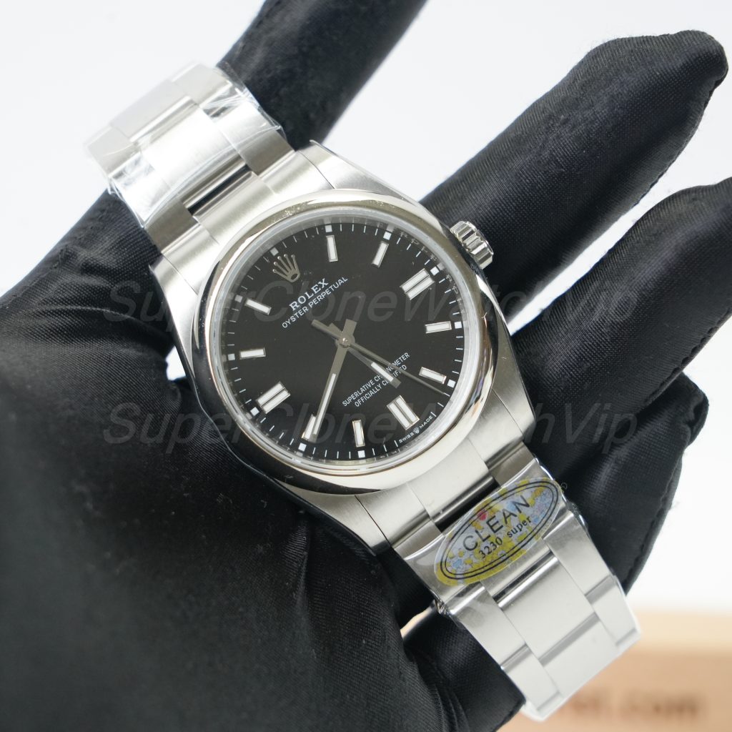 Rolex-Oyster-Perpetual-126000-Black-Dial-36mm Replica Watches - 3-372-scaled