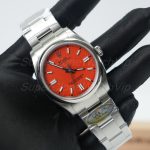 Rolex-Oyster-Perpetual-126000-Red-Dial-36mm Replica Watches - 3-375-scaled