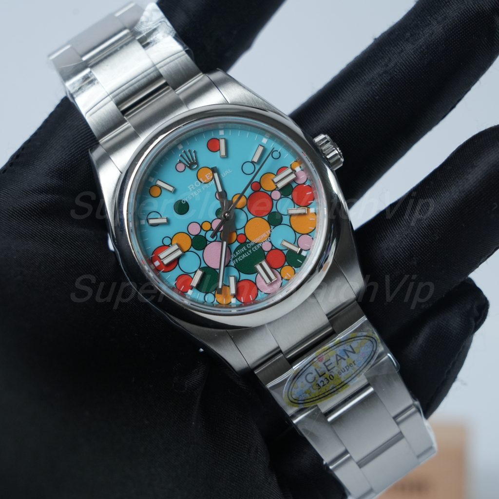 Rolex-Oyster-Perpetual-126000-Bubble-Dial-36mm Replica Watches - 3-377-scaled