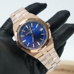 Vacheron Constantin Overseas 4500V Blue Dial Rose Gold 41mm Replica Watches - 3-384-scaled