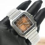 Cartier-Santos-WSSA0064-Gradient-Brown-Dial-39.8mm Replica Watches - 3-400-scaled