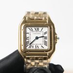 Cartier-Panthere-WGPN0009-White-Dial-Gold-27x37mm Replica Watches - 3-405-scaled