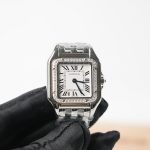 Cartier-Panthere-W2PN0007-White-Dial-Zircon-Bezel-27x37mm Replica Watches - 3-407-scaled