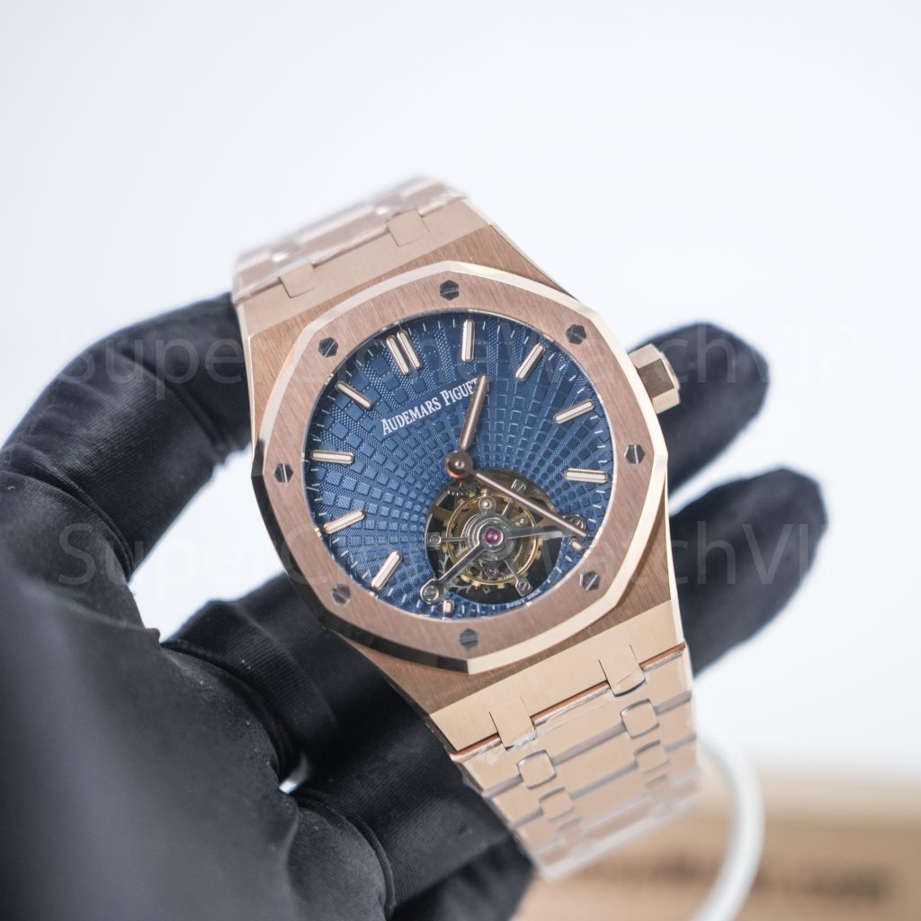 Audemars Piguet Royal Oak Concept Double Balance Wheel 26522OR Blue Openworked 41mm Replica Watches - 3-408-scaled