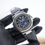 Patek-Philippe-Nautilus-5712-Blue-Dial-Leather-Strap-40mm Replica Watches - 3-419-scaled