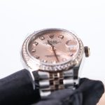 Rolex-Datejust-178271-Pink-Dial-Diamond-Markers-Diamond-Bezel-Rose-Gold-Steel-31mm Super Clone Watches - 3-426-scaled