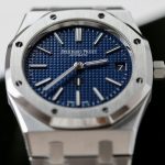Audemars-Piguet-Royal-Oak-“Jumbo”-15202ST-Steel-Blue-Dial-39mm Replica Watches - 4-1