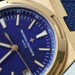 Vacheron Constantin Overseas 4500V Blue Dial Gold Wrapped 41mm Replica Watches - 4-129