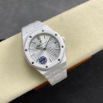 Audemars-Piguet-Royal-Oak-15500-White-Ceramic-White-Dial-41mm Replica Watches - 4-18