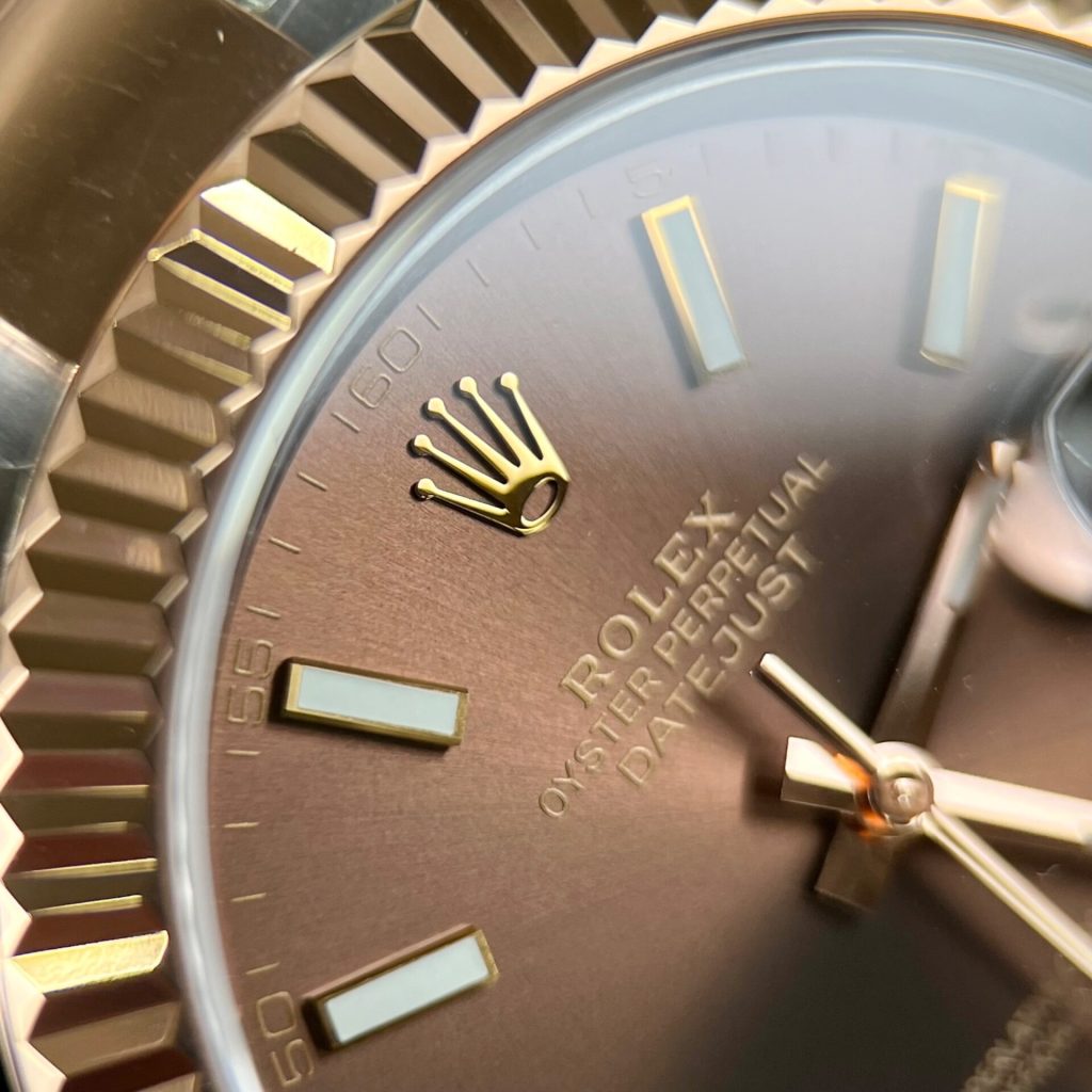 Rolex-Datejust-126331-Brown-Dial-Rose-Gold-Steel-41mm Super Clone Watches - 4-194