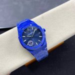 Audemars-Piguet-Royal-Oak-15500-Blue-Ceramic-Blue-Dial-41mm Replica Watches - 4-21
