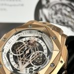 Hublot-Big-Bang-White-Dial-Rose-Gold-418.OX.2001.RX.MXM20-45mm Replica Watches - 4-218