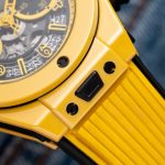 Hublot-Big-Bang-Yellow-Ceramic-Skeleton-Dial-441.CY.471Y.RX-44mm Replica Watches - 4-222