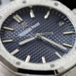 Audemars-Piguet-Royal-Oak-15500ST-Frosted-Gold-Blue-Dial-41mm Replica Watches - 4-24