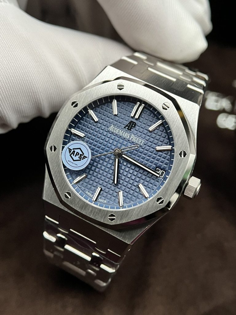 Audemars Piguet Royal Oak 15500ST Blue Dial 41mm Replica Watches - 4-28