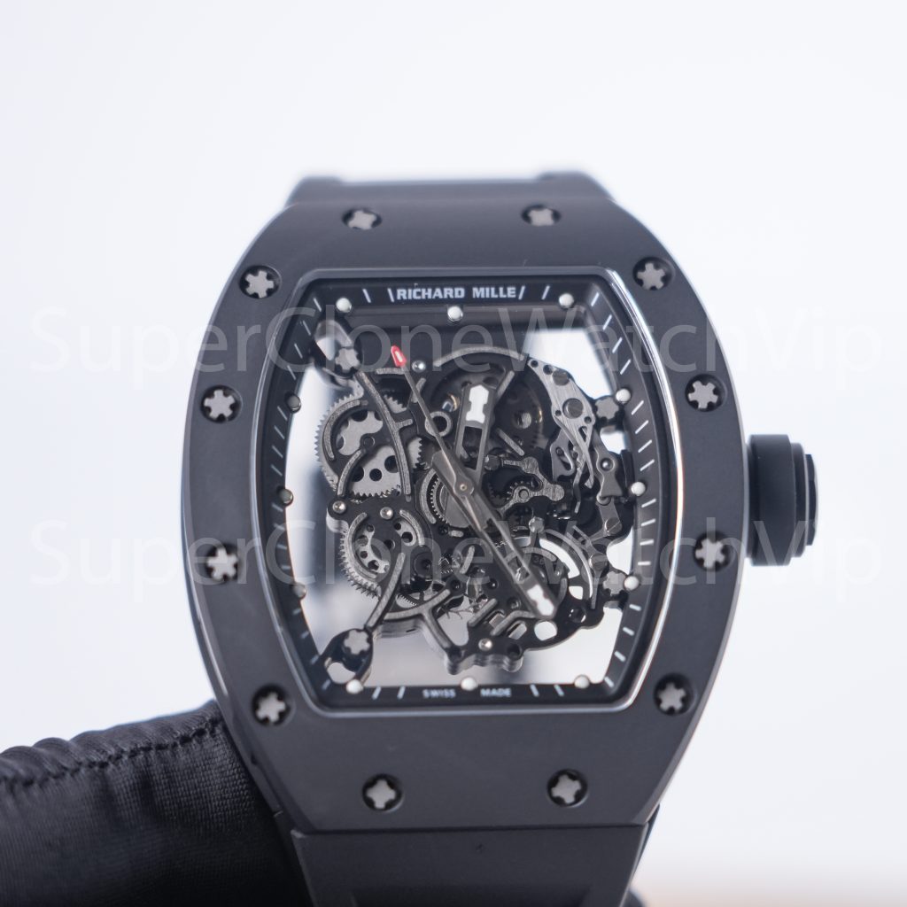 Richard Mille RM055 Classic Black Replica Watches - 4-305-scaled