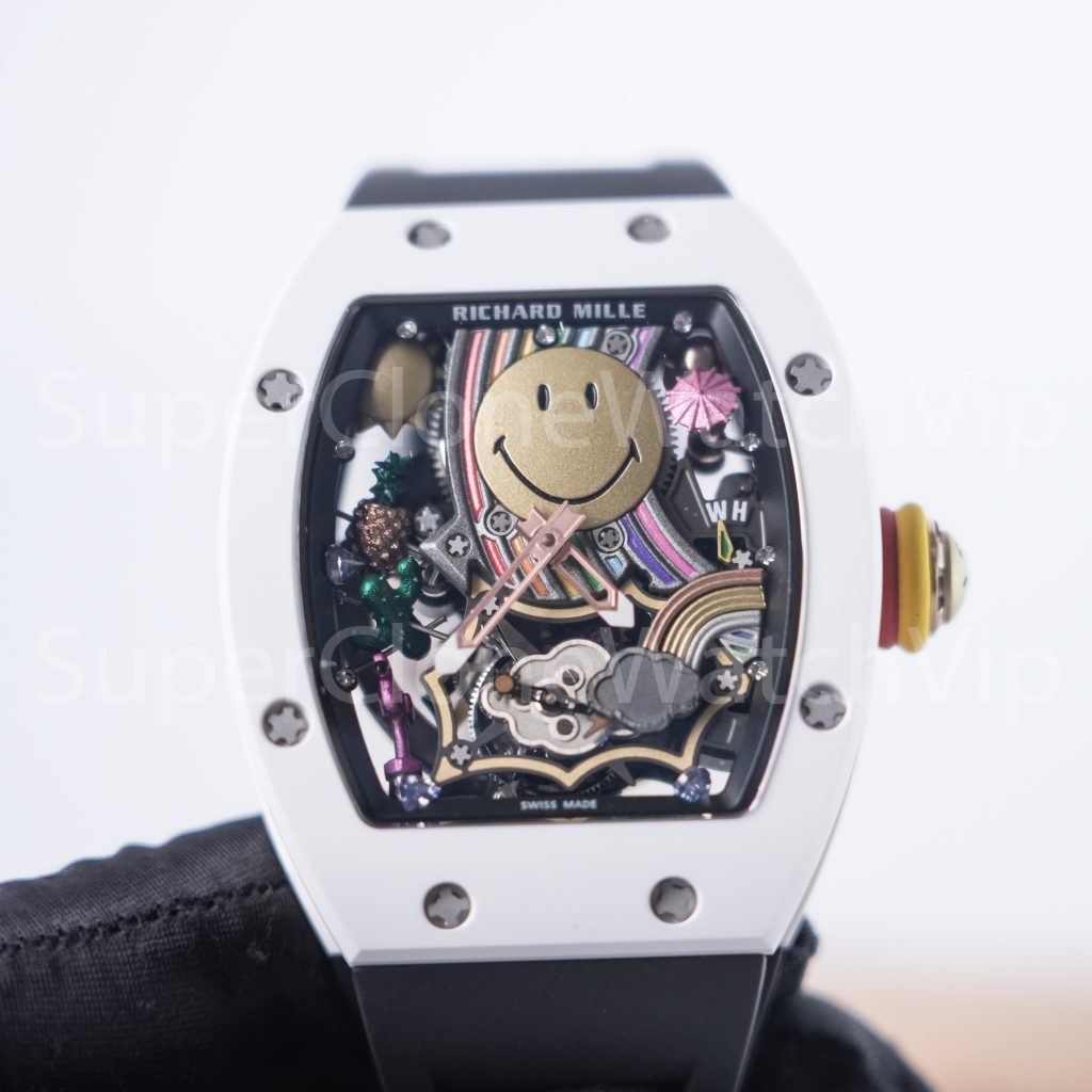 Richard Mille RM88 Smiley Dial 42mmx49mm Replica Watches - 4-311-scaled