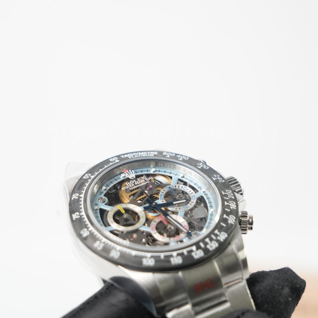 Rolex-La-Montoya-Daytona-Skeleton-Blue-Dial-40mm Replica Watches - 4-334-scaled