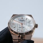 Rolex-Land-Dweller-127335-White-Dial-Rose-Gold-36mm Super Clone Watches - 4-341-scaled