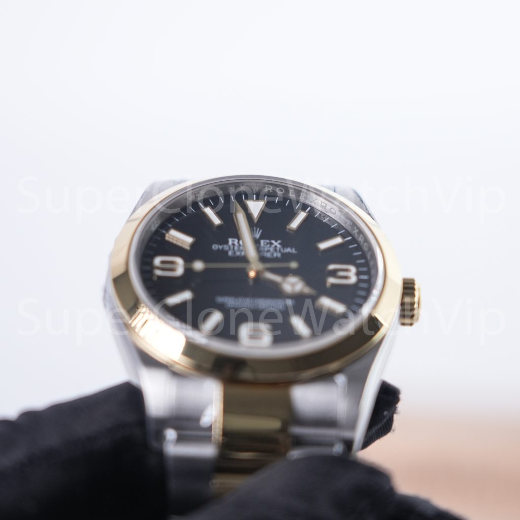 Rolex-Explorer-124273-Two-Tone-Black-Dial-36mm Replica Watches - 4-344-scaled