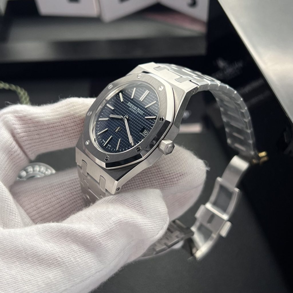 Audemars Piguet Royal Oak Jumbo 16202OR Smoked Grey Dial 39mm Replica Watches - 4-35