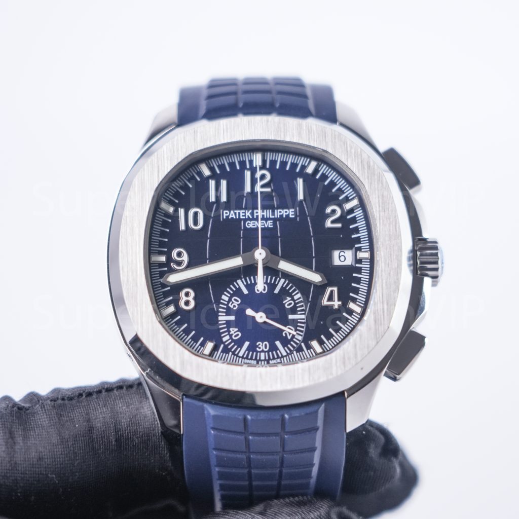 Patek-Philippe-Aquanaut-5968G-Blue-Dial-42mm Replica Watches - 4-366-scaled