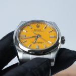 Rolex-Oyster-Perpetual-124300-Yellow-Dial-41mm Replica Watches - 4-375-scaled