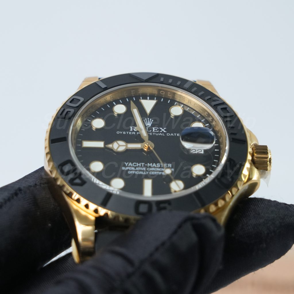 Rolex-Oyster-Perpetual-M226658-Yacht-Master-Gold-Oysterflex-42mm Replica Watches - 4-380-scaled