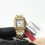 Cartier-Panthere-WGPN0059-White-Dial-Gold-30mm Replica Watches - 4-398-scaled