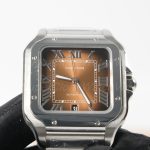 Cartier-Santos-WSSA0064-Gradient-Brown-Dial-39.8mm Replica Watches - 4-399-scaled