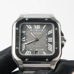 Cartier-Santos-WSSA0037-Black-Dial-Black-Bezel-39.8mm Replica Watches - 4-400-scaled
