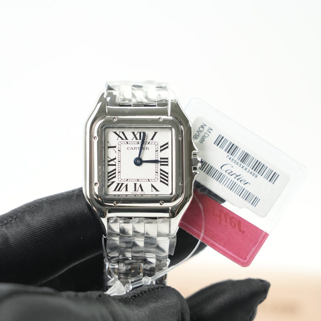 Cartier-Panthere-WGPN0007-White-Dial-27x37mm Replica Watches - 4-405-scaled