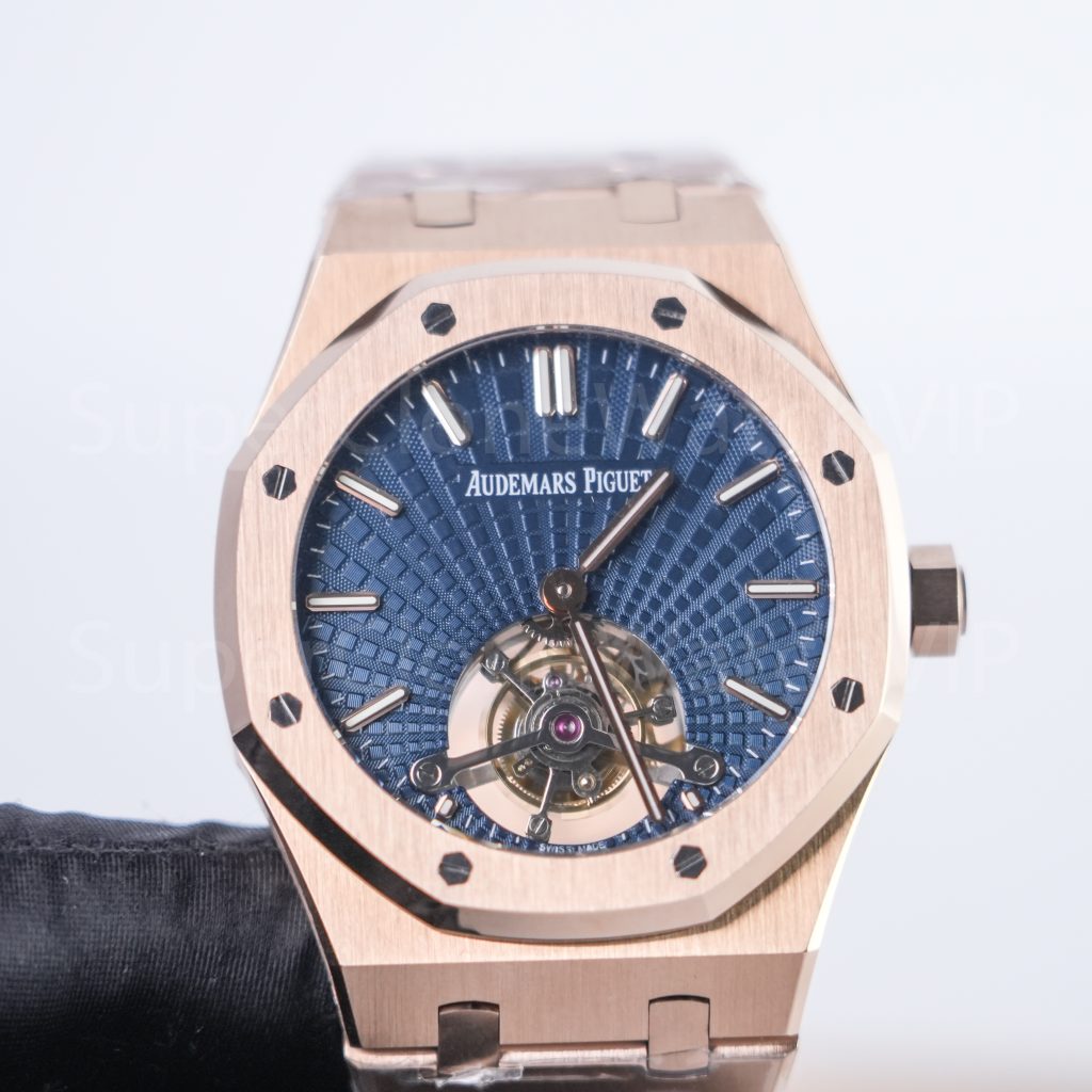 Audemars Piguet Royal Oak Concept Double Balance Wheel 26522OR Blue Openworked 41mm Replica Watches - 4-407-scaled
