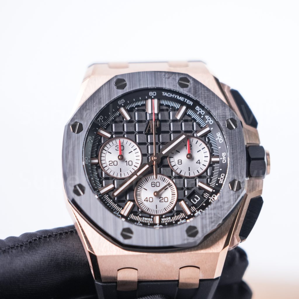 Audemars-Piguet-Royal-Oak-Offshore-Chronograph-26420OR-Black-Dial-43mm Replica Watches - 4-408-scaled