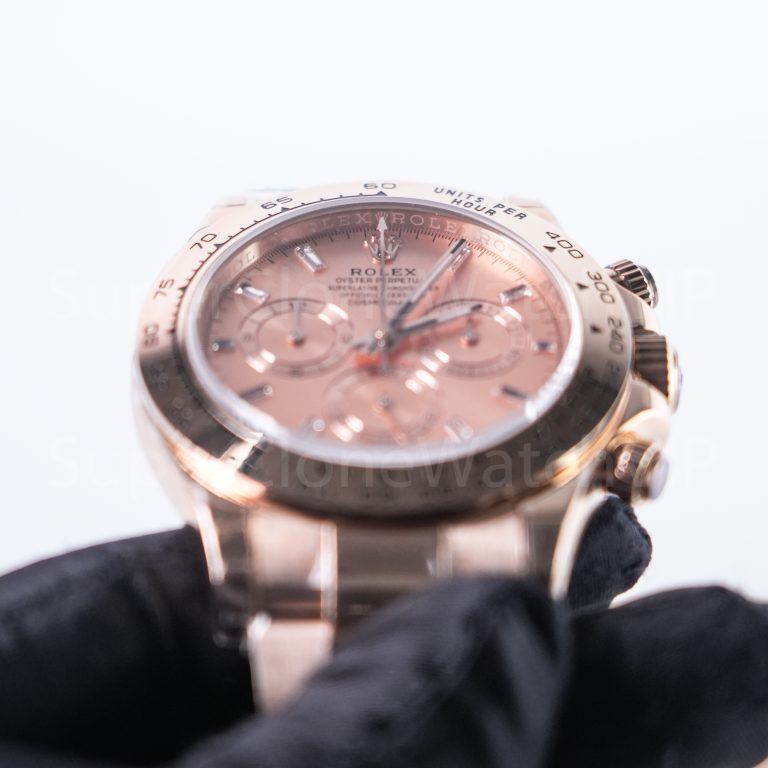 Rolex-116505-Daytona-Pink-Diamond-Dial-Everose-Gold-4130-40mm Replica Watches - 4-424-scaled