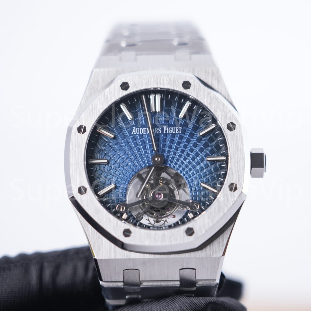 Audemars Piguet Royal Oak Concept Double Balance Wheel 26522 Blue Openworked 41mm Replica Watches - 4-426-scaled