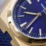 Vacheron Constantin Overseas 4500V Blue Dial Gold Wrapped 41mm Replica Watches - 5-124