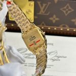 Cartier-Panthere-WJPN0085-White-Dial-Gold-Zircon-Bezel-27x36mm Replica Watches - 5-153