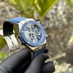 Hublot-Big-Bang-Rose-Gold-Blue-Dial-411.OX.5189.RX-44mm Replica Watches - 5-209-scaled